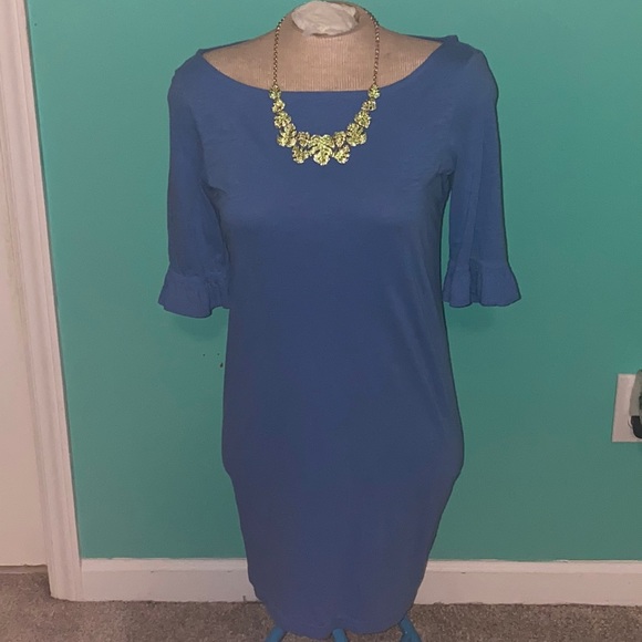 Lilly Pulitzer somerset worth blue T-shirt dress - Picture 2 of 3
